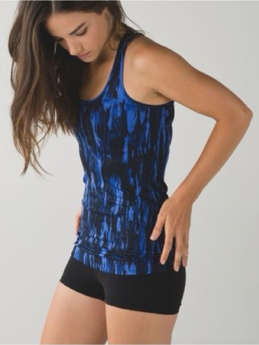 Lululemon Cool Racerback Tank Painted Animal Sprinkler Black - Size 10